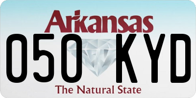 AR license plate 050KYD