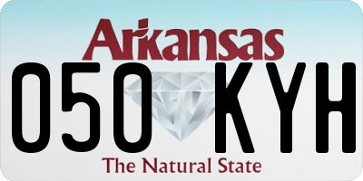 AR license plate 050KYH