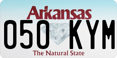 AR license plate 050KYM