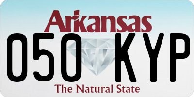 AR license plate 050KYP