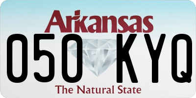 AR license plate 050KYQ