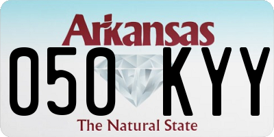 AR license plate 050KYY