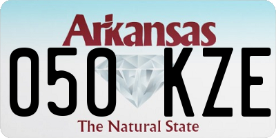 AR license plate 050KZE