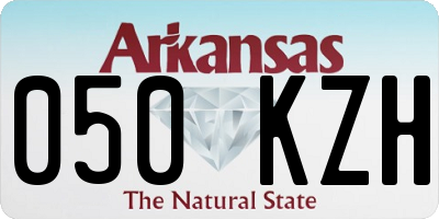 AR license plate 050KZH