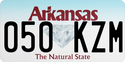 AR license plate 050KZM