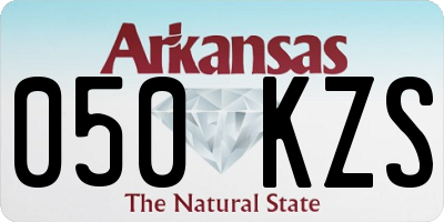 AR license plate 050KZS