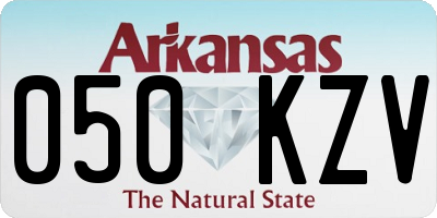 AR license plate 050KZV