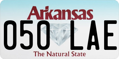 AR license plate 050LAE