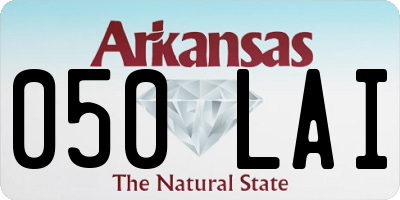 AR license plate 050LAI