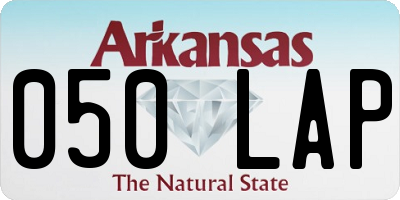 AR license plate 050LAP
