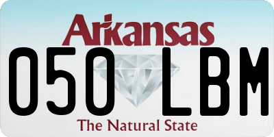 AR license plate 050LBM