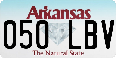 AR license plate 050LBV