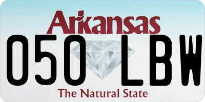 AR license plate 050LBW