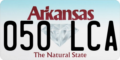 AR license plate 050LCA