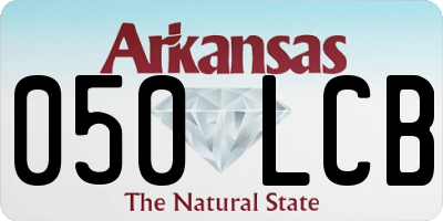 AR license plate 050LCB