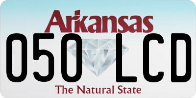 AR license plate 050LCD