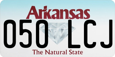 AR license plate 050LCJ