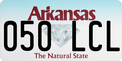AR license plate 050LCL