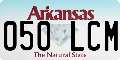 AR license plate 050LCM