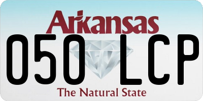 AR license plate 050LCP