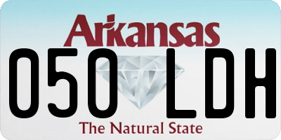 AR license plate 050LDH