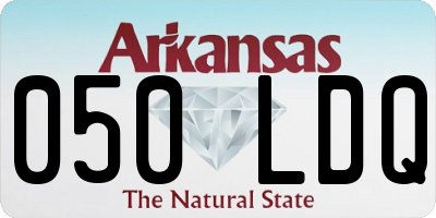 AR license plate 050LDQ