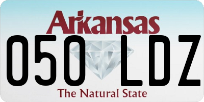 AR license plate 050LDZ