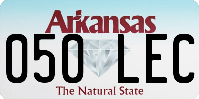 AR license plate 050LEC