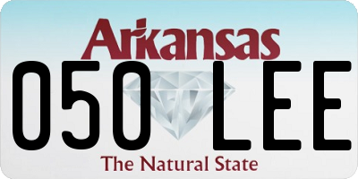AR license plate 050LEE