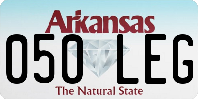 AR license plate 050LEG
