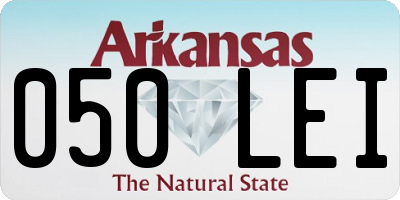AR license plate 050LEI
