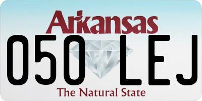 AR license plate 050LEJ