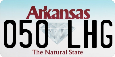 AR license plate 050LHG