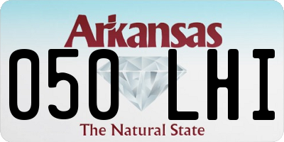 AR license plate 050LHI