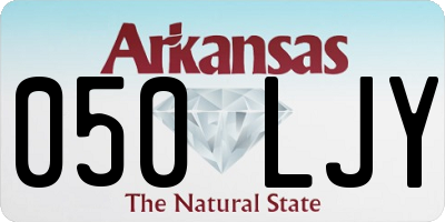 AR license plate 050LJY