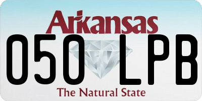 AR license plate 050LPB