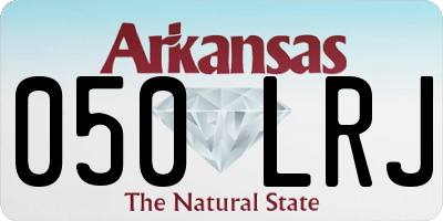 AR license plate 050LRJ