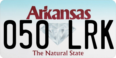 AR license plate 050LRK