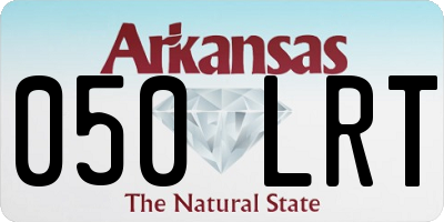 AR license plate 050LRT