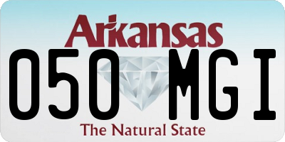 AR license plate 050MGI