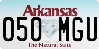 AR license plate 050MGU