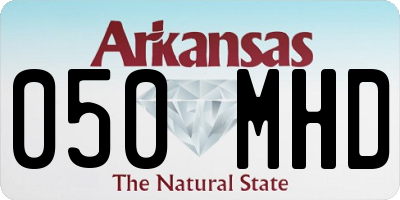 AR license plate 050MHD