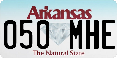 AR license plate 050MHE