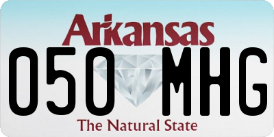 AR license plate 050MHG