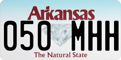 AR license plate 050MHH