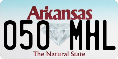 AR license plate 050MHL