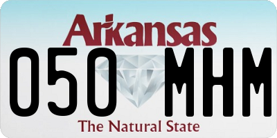 AR license plate 050MHM