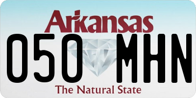 AR license plate 050MHN