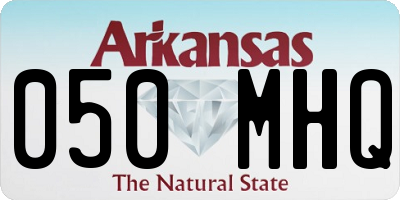 AR license plate 050MHQ
