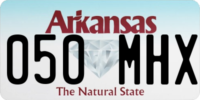 AR license plate 050MHX